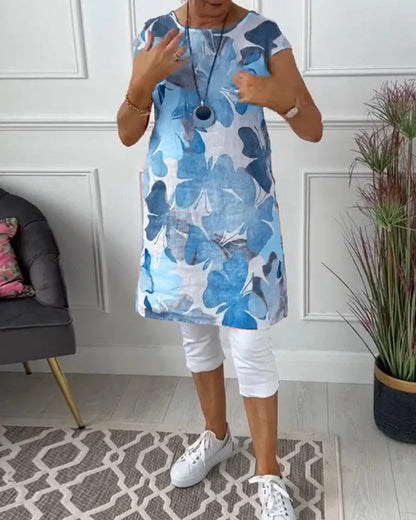 Alméria™ – Robe Maxi Asymétrique avec Fente Élégante