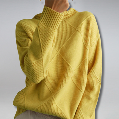 Rose™ - Pull à Col Roulé Élégant