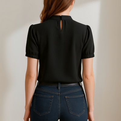 Léontine™ – Blouse Élégante à Épaules Dénudées