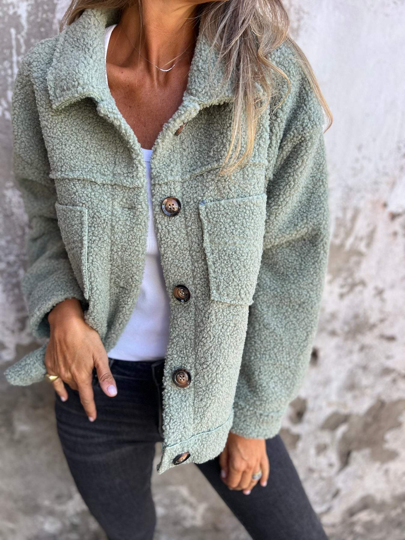 Lioranne™ – Veste de Printemps Courte et Douillette