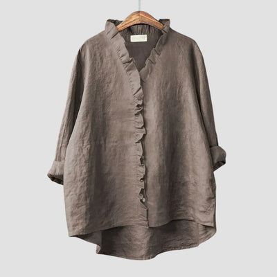 Lioréane™ – Blouse Élégante au Tombé Léger et Confort Naturel