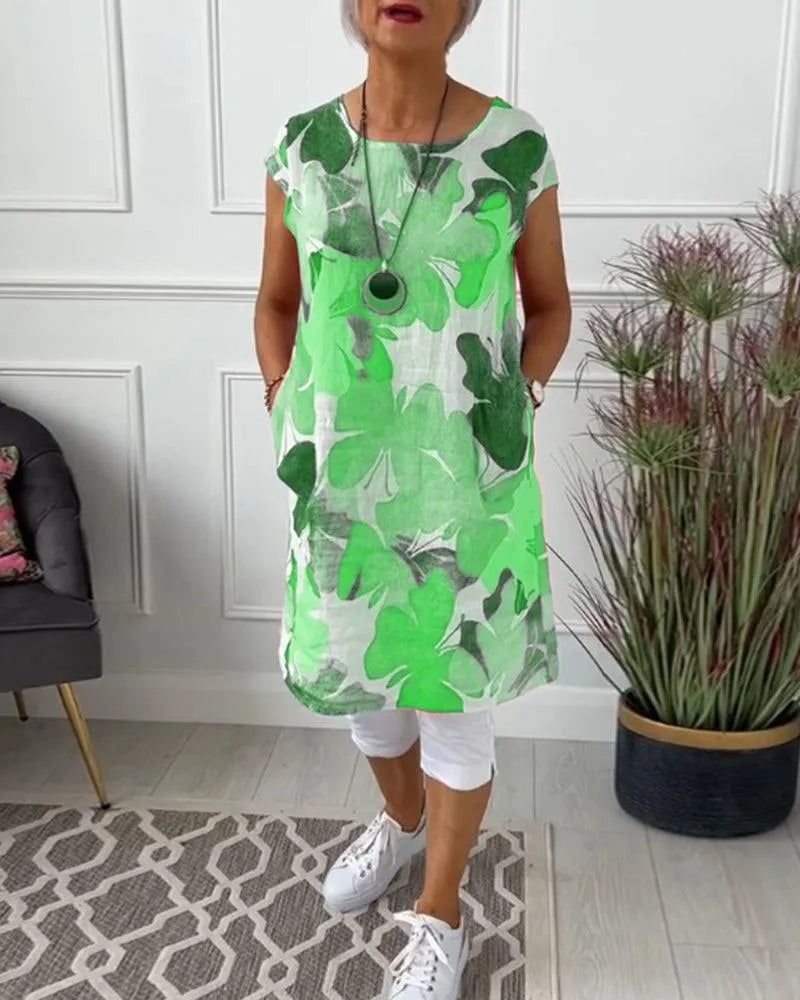Alméria™ – Robe Maxi Asymétrique avec Fente Élégante