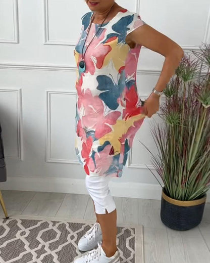 Alméria™ – Robe Maxi Asymétrique avec Fente Élégante