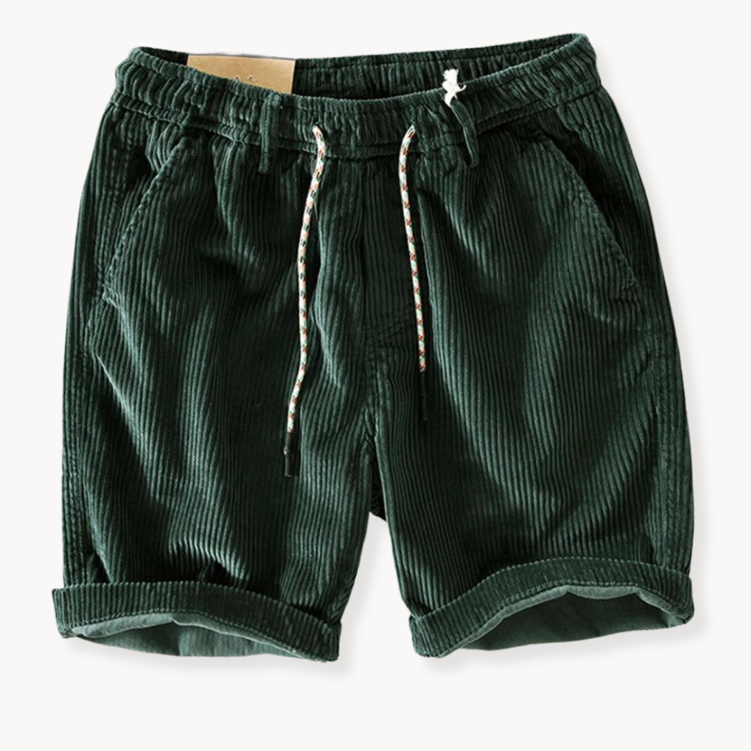 Hadrien™ – Short en Velours Ajustable et Décontracté