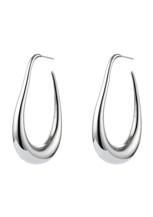 Isle™ - Boucles d'Oreilles Argentées