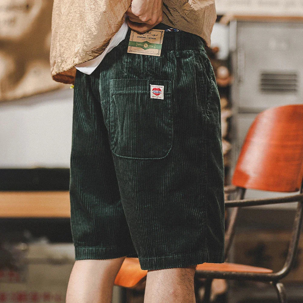 Hadrien™ – Short en Velours Ajustable et Décontracté