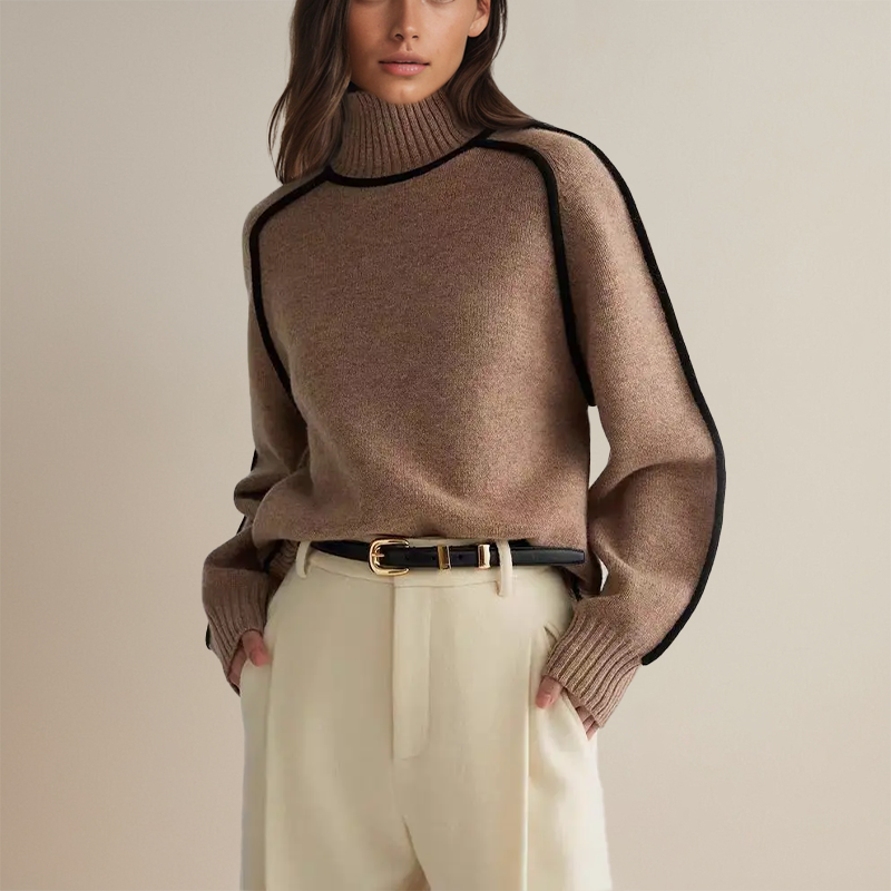 Aurelie™ - Pull à col roulé chaud et doux