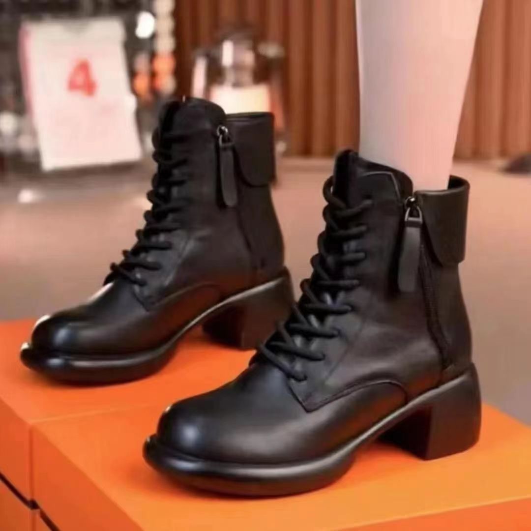 Isolde™ – Bottes en Cuir au Style Rétro