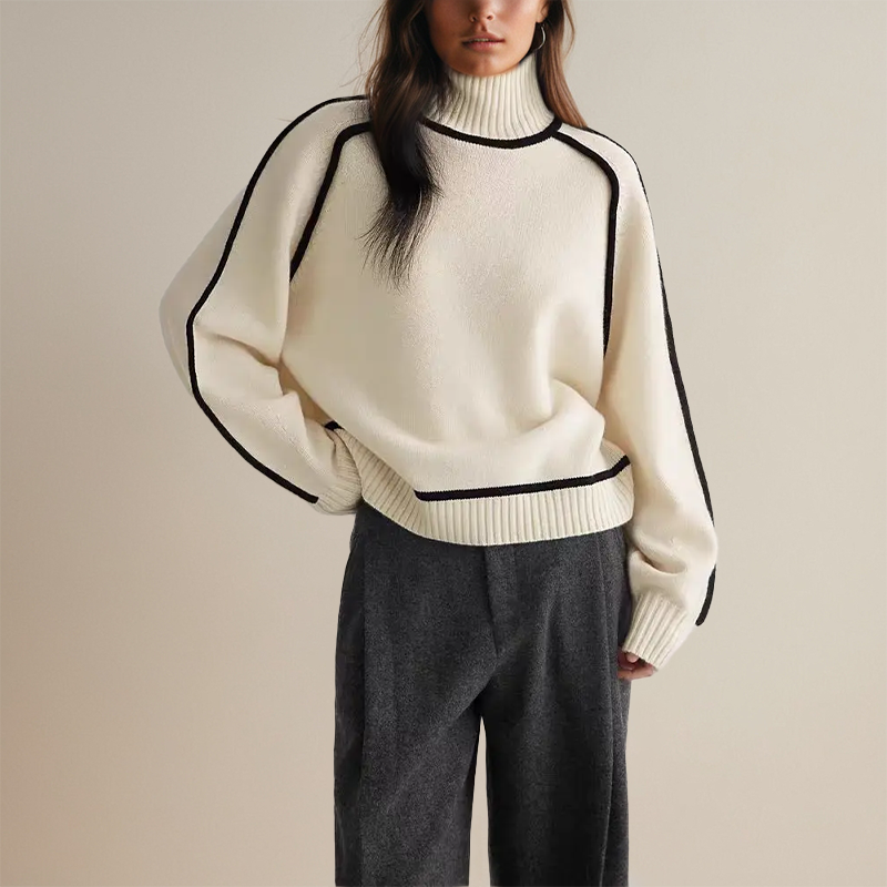 Aurelie™ - Pull à col roulé chaud et doux