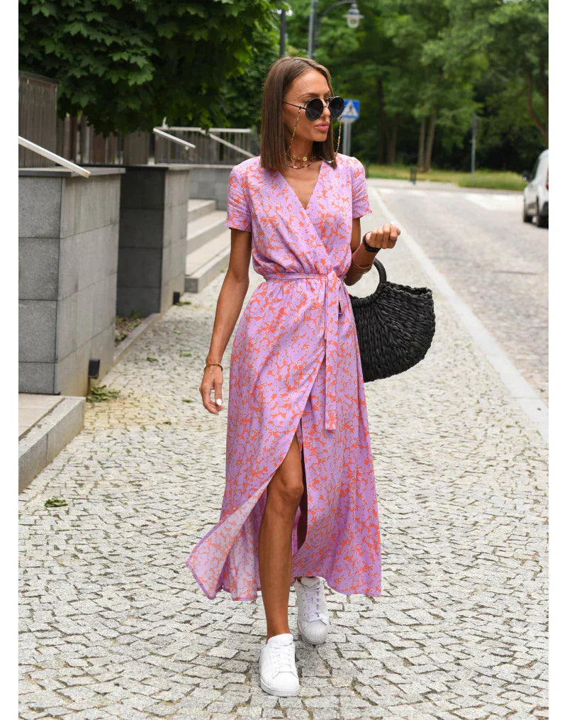 Robe Fleurie Élégante et Confortable